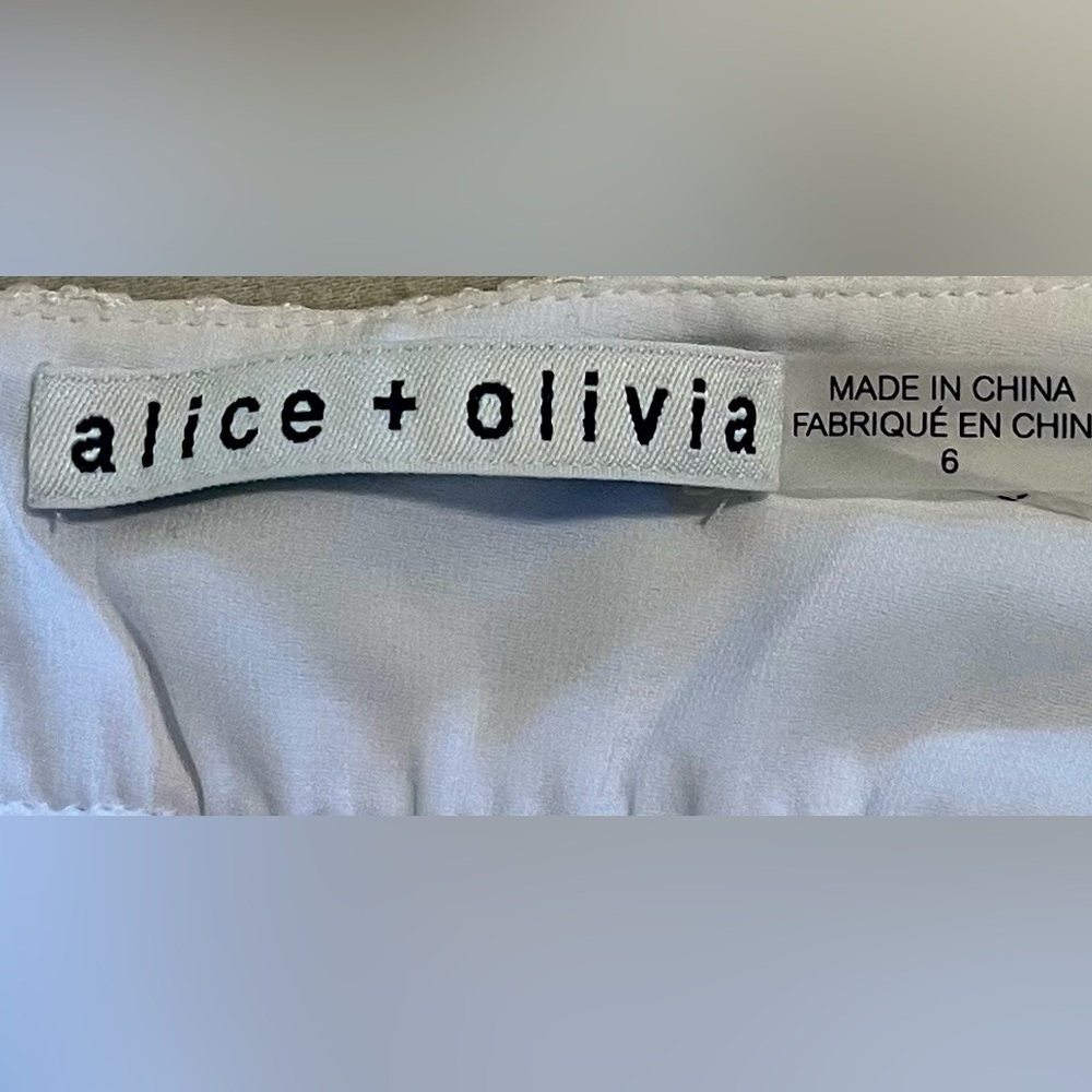 Alice + Olivia Cream Halter Maxi Sundress - Picture 5 of 5